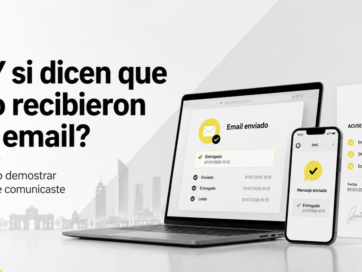 Cuando un cliente dice que nunca recibió tu email: cómo puede una empresa&nbsp;demostrarlo